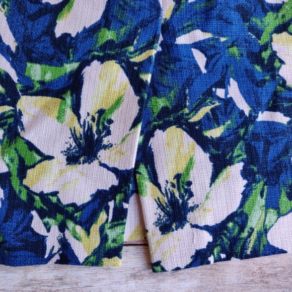 J. Crew Basketweave Floral Pencil Skirt - Picture 4 of 11